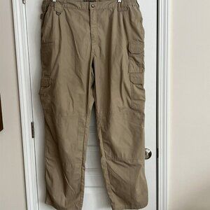 5.11 Tactical  Pants Tan Khaki Cargo Pants 44x34